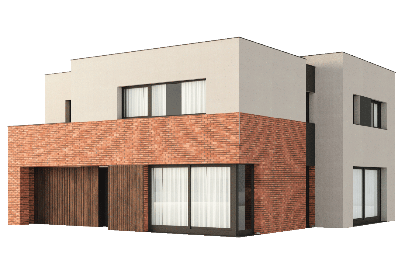 Shtëpia Qershia e Kuqe me eksterier modern në Cherry Plaza, 294.3 m²