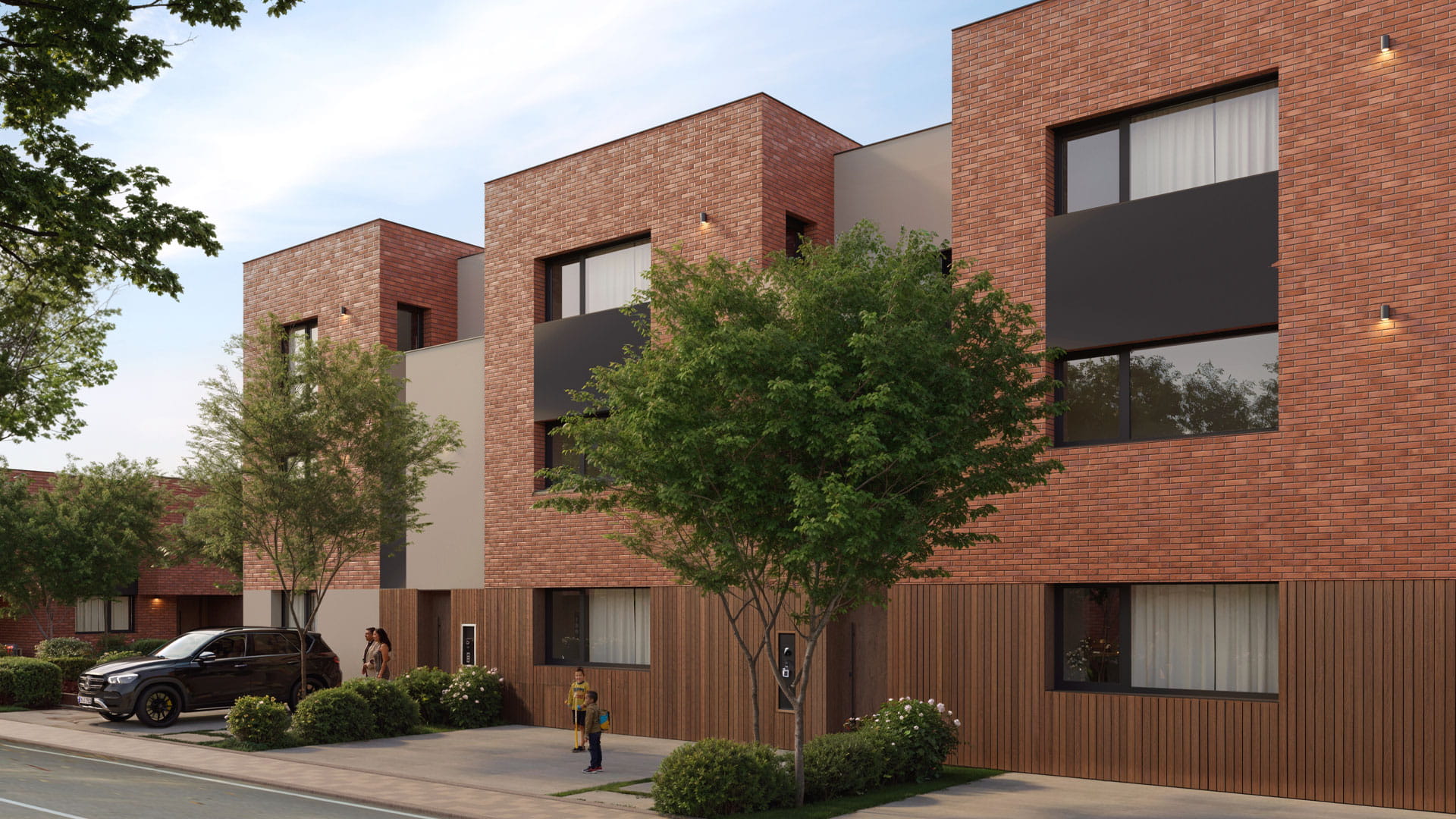 Pamje alternative e eksterierit të Qershisë së Verdhë 240 m²