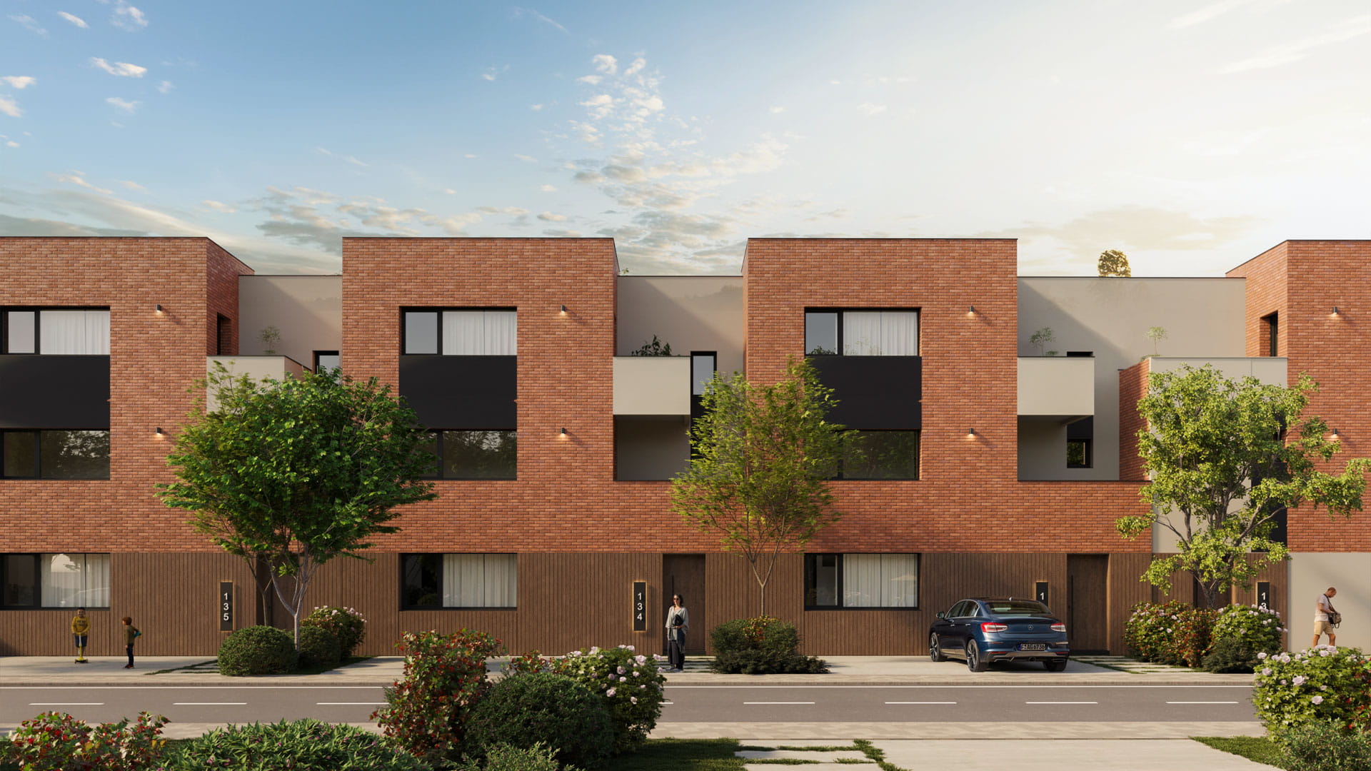 Shtëpia Qershia e Verdhë 240 m² me eksterier modern
